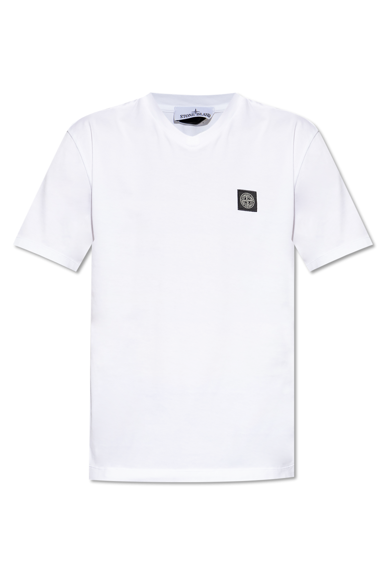 Tシャツ・カットソー Stone  Cotton T-Shirt With Logo White T-shirt with logo Stone Island - Vitkac Canada
